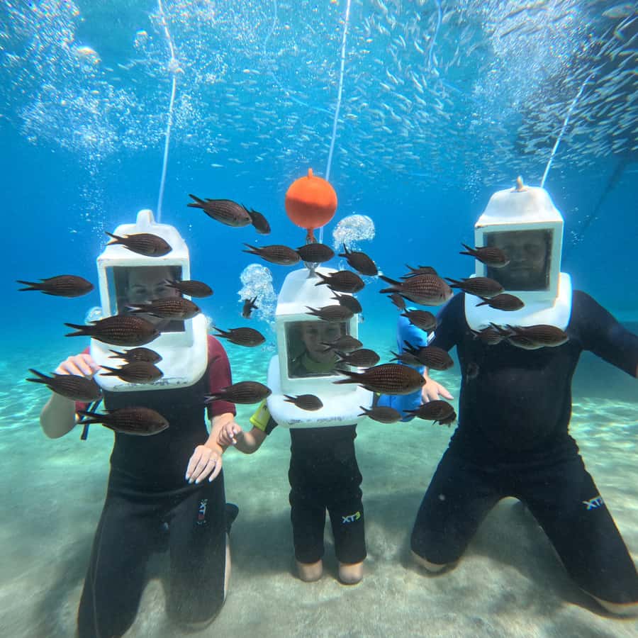 パラリムニ：水中ヘルメット体験をお楽しみください | GetYourGuide