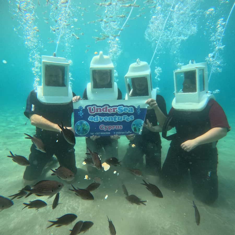 パラリムニ：水中ヘルメット体験をお楽しみください | GetYourGuide