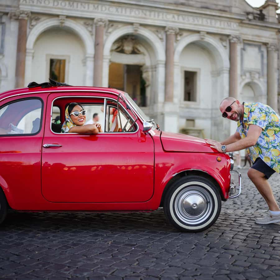 プロの写真家によるビンテージ フィアット 500 カー ツアー | GetYourGuide