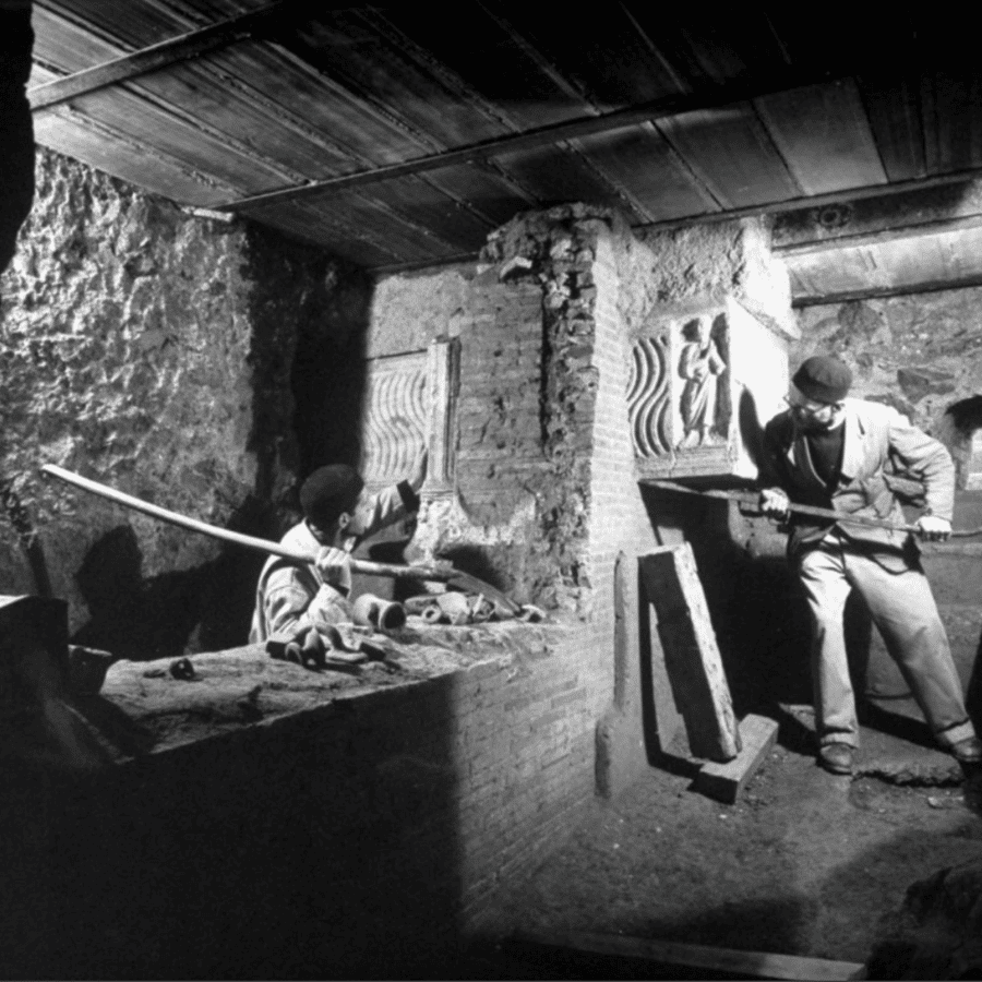 バチカンのスカヴィとサンピエトロ大聖堂の墓、サンピエトロ大聖堂の