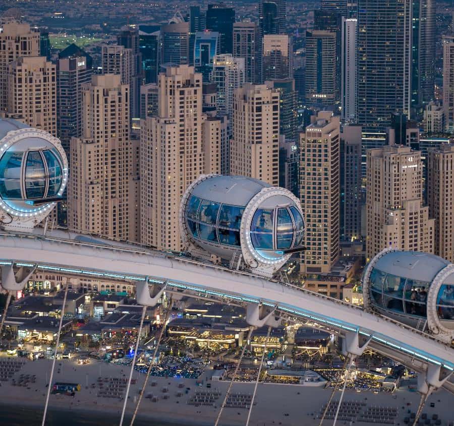 ドバイ：アイン・ドバイ展望台スタンダードチケットをご用意しており