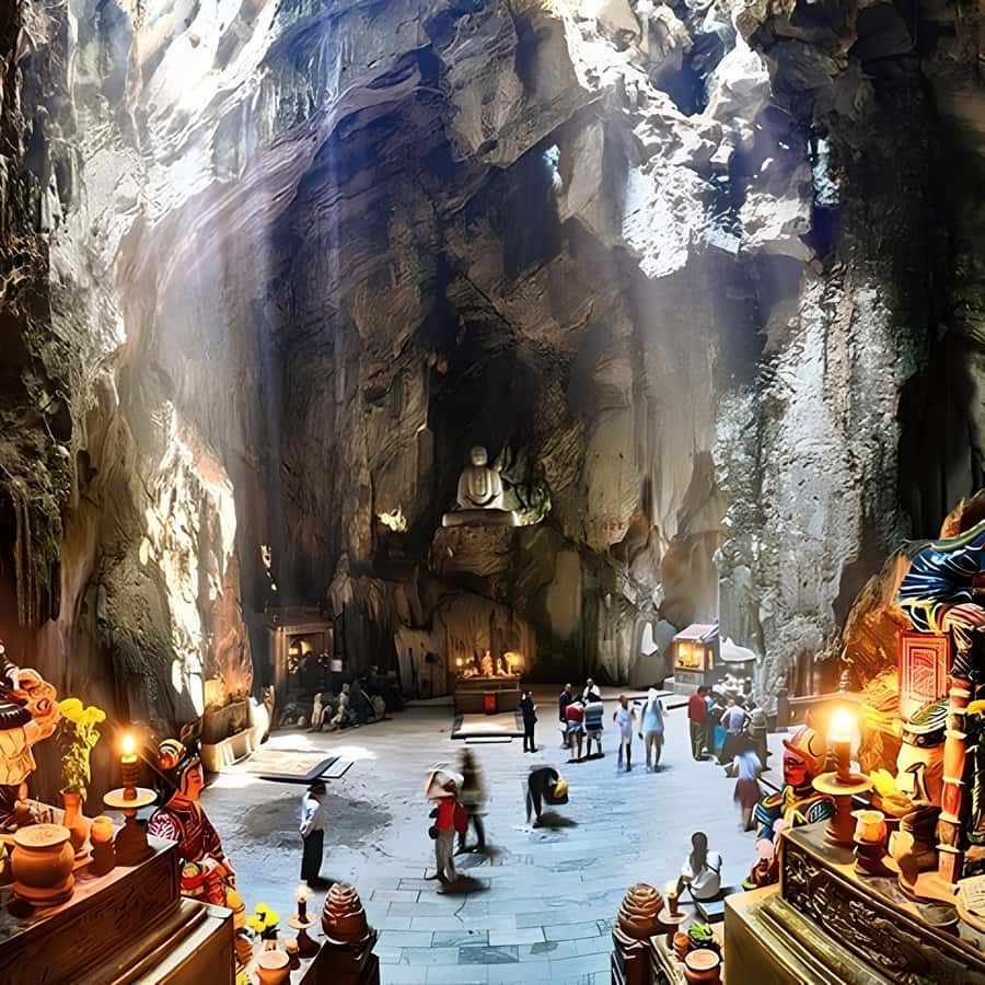 ダナン/ホイアン：ミーソン聖域とマーブルマウンテンツアー | GetYourGuide