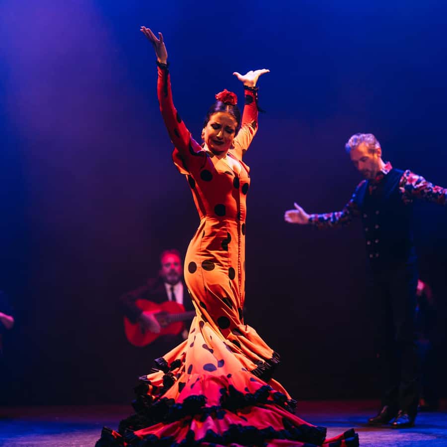 セビリア：劇場でのライブ フラメンコ ダンス ショー チケット