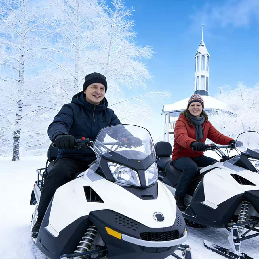 Hokkaido Asahiyama Zoo+Ningle Terrace+Biei Farm Snow Play