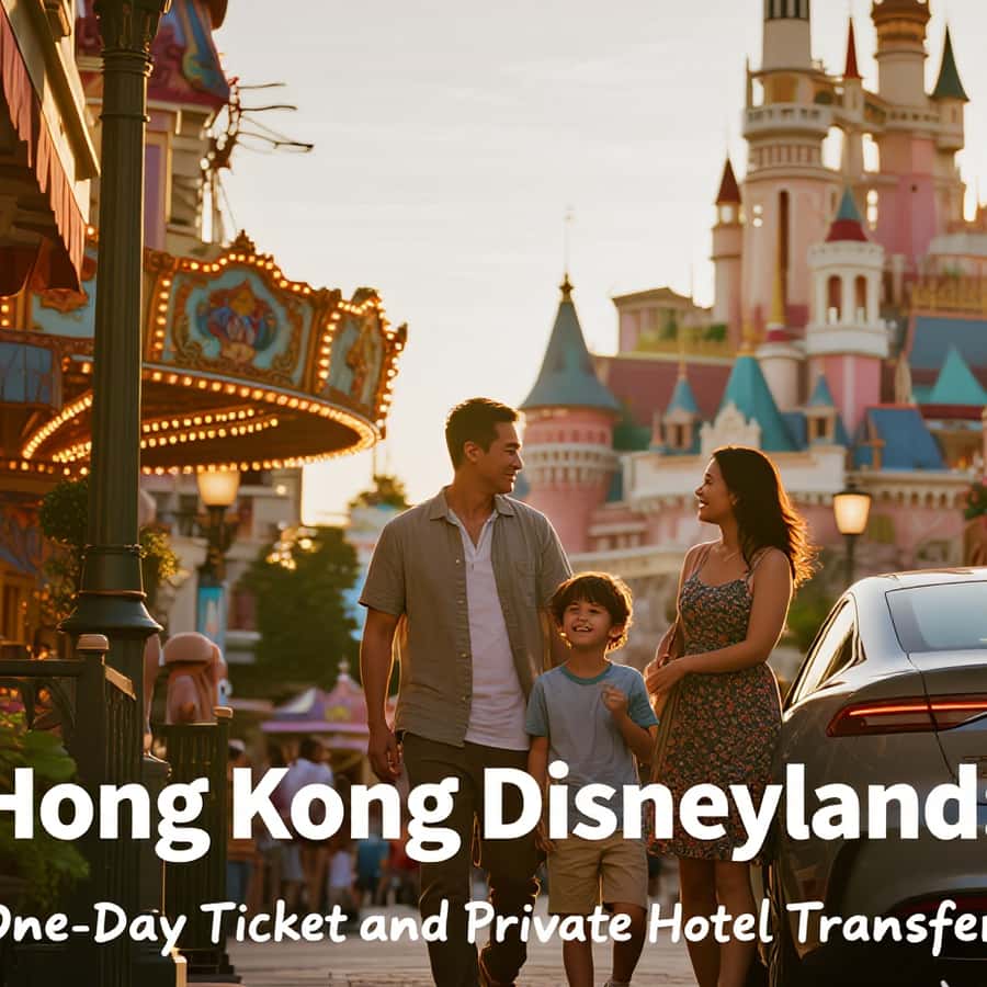 Hong Kong: Disneyland Entry Ticket with Private Transfer
