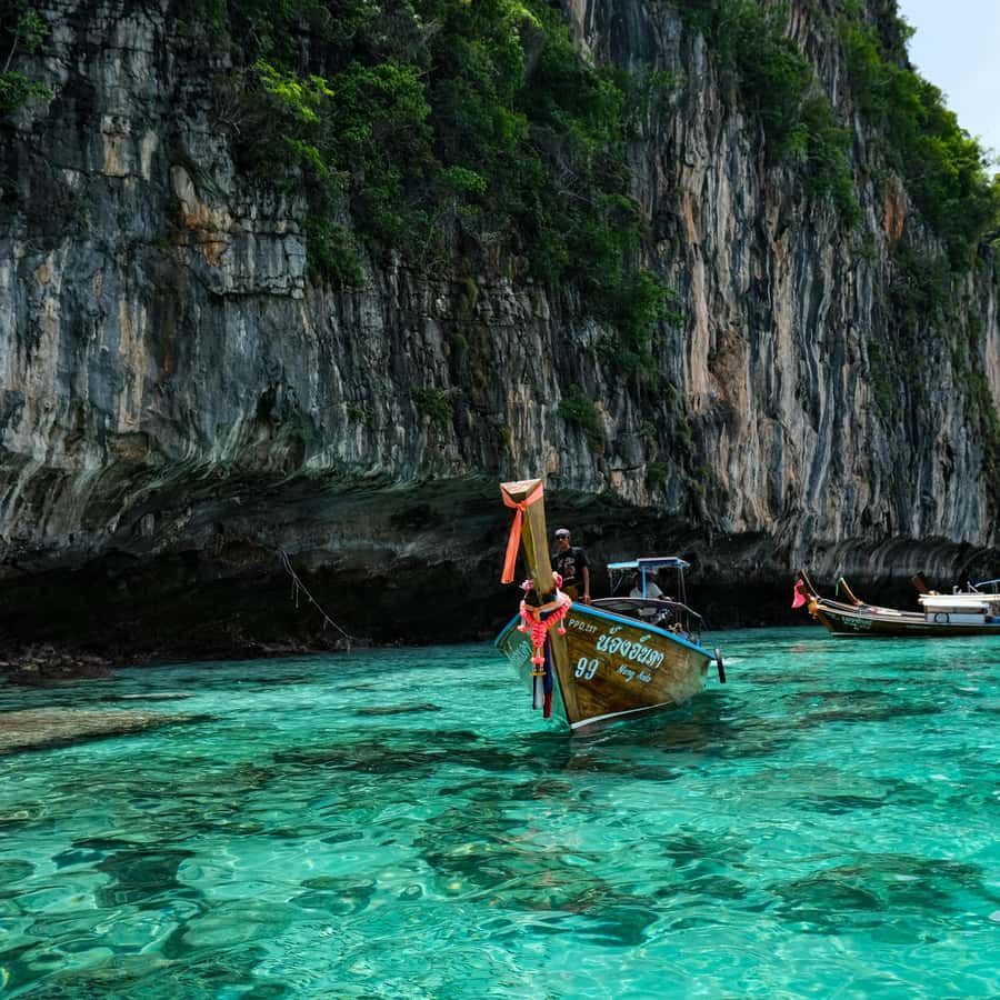 From Phi Phi: Full Day 7 Island Tour by Longtail with Sunset | GetYourGuide, image size:900x900