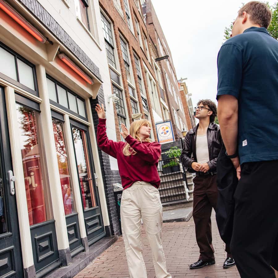 アムステルダム：赤線地区ツアー（ドイツ語、英語、イタリア語