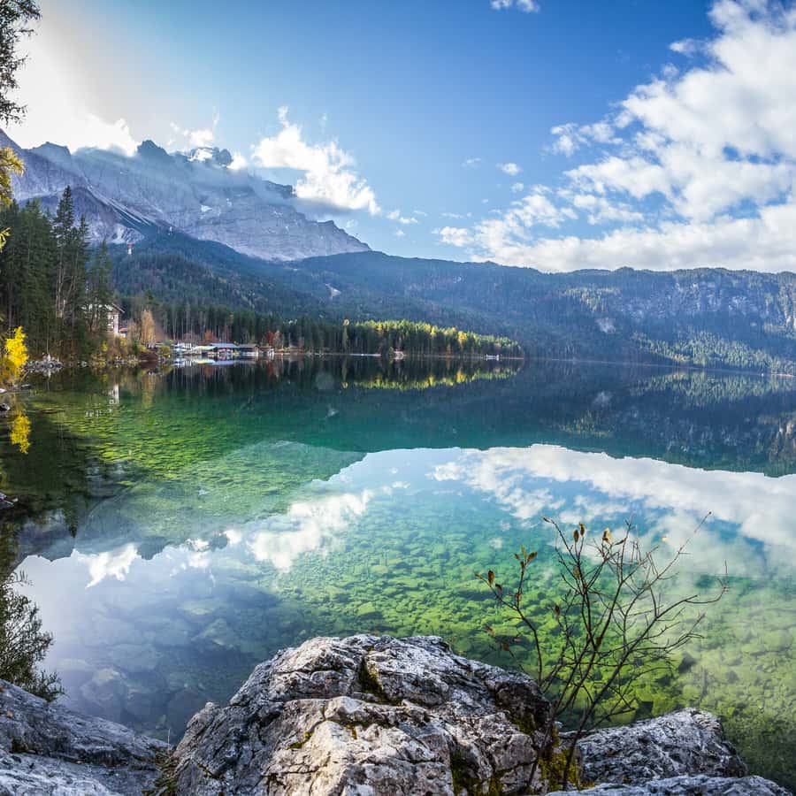 ミュンヘン発：ガルミッシュタウンを巡るツークシュピッツェ