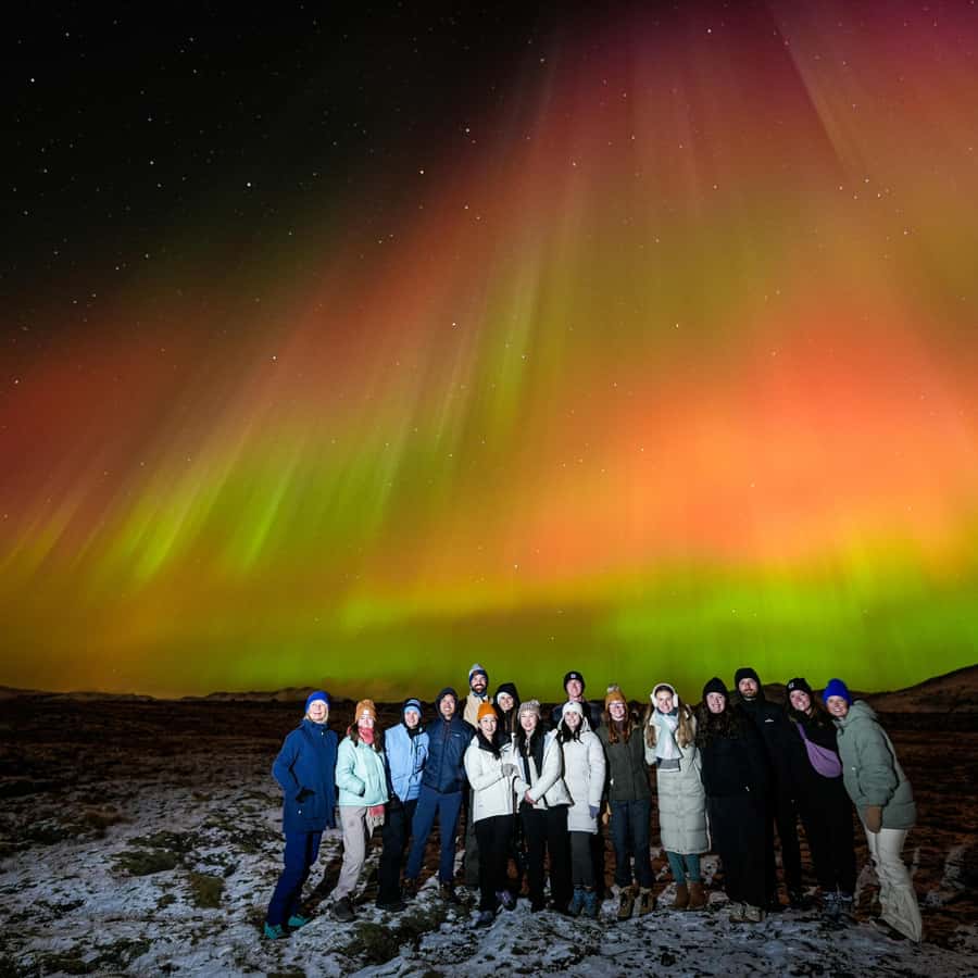 レイキャビク：プライベートフォトグラファーによるオーロラツアー