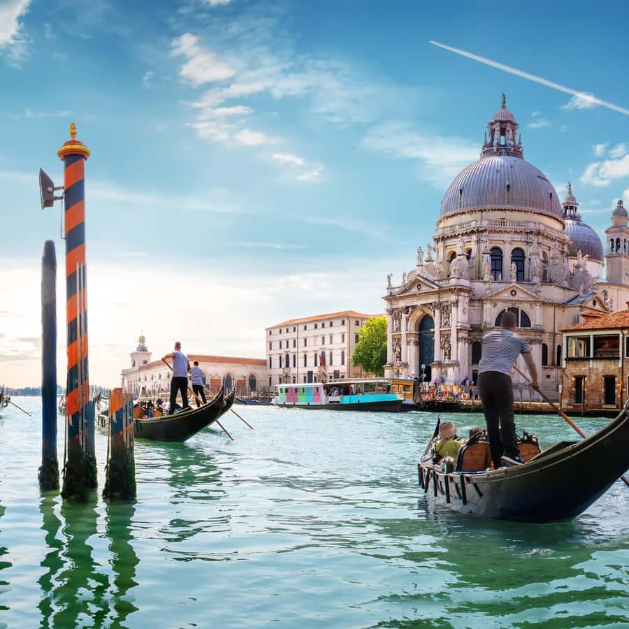 Ravenna Port to Venice with Deluxe Tour by Boat and Gondola