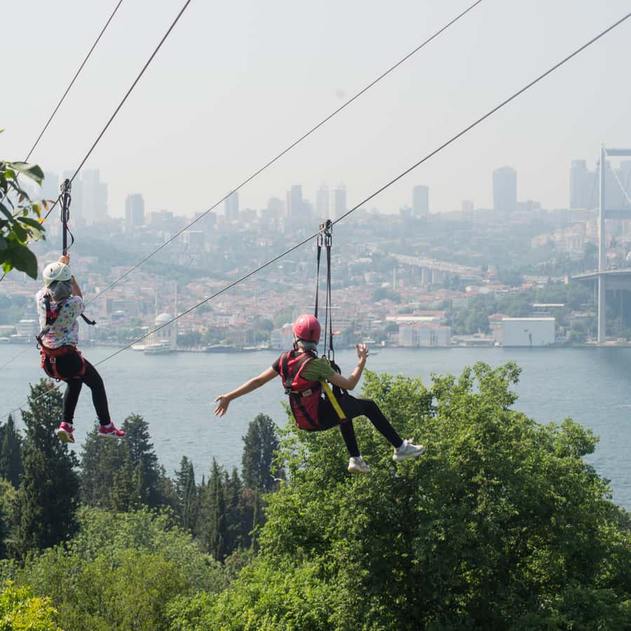 Istanbul: Zipline Adventure with Bosphorus View | GetYourGuide
