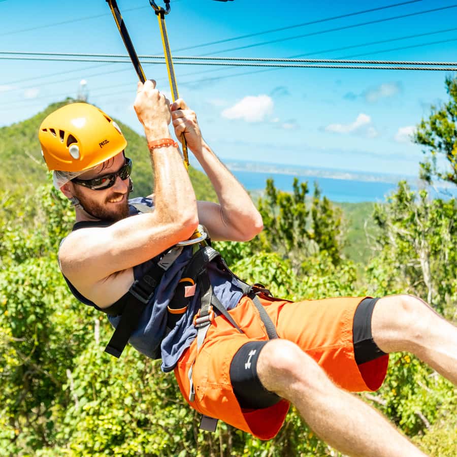 ビリケン St. Maarten: Sentry Hill & Flying Dutchman Zipline Adventure