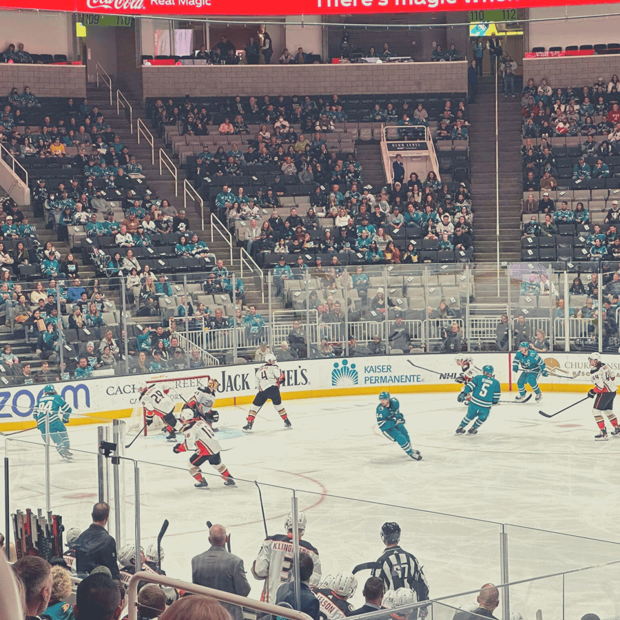 サンノゼ：サンノゼ シャークス アイスホッケーの試合チケット