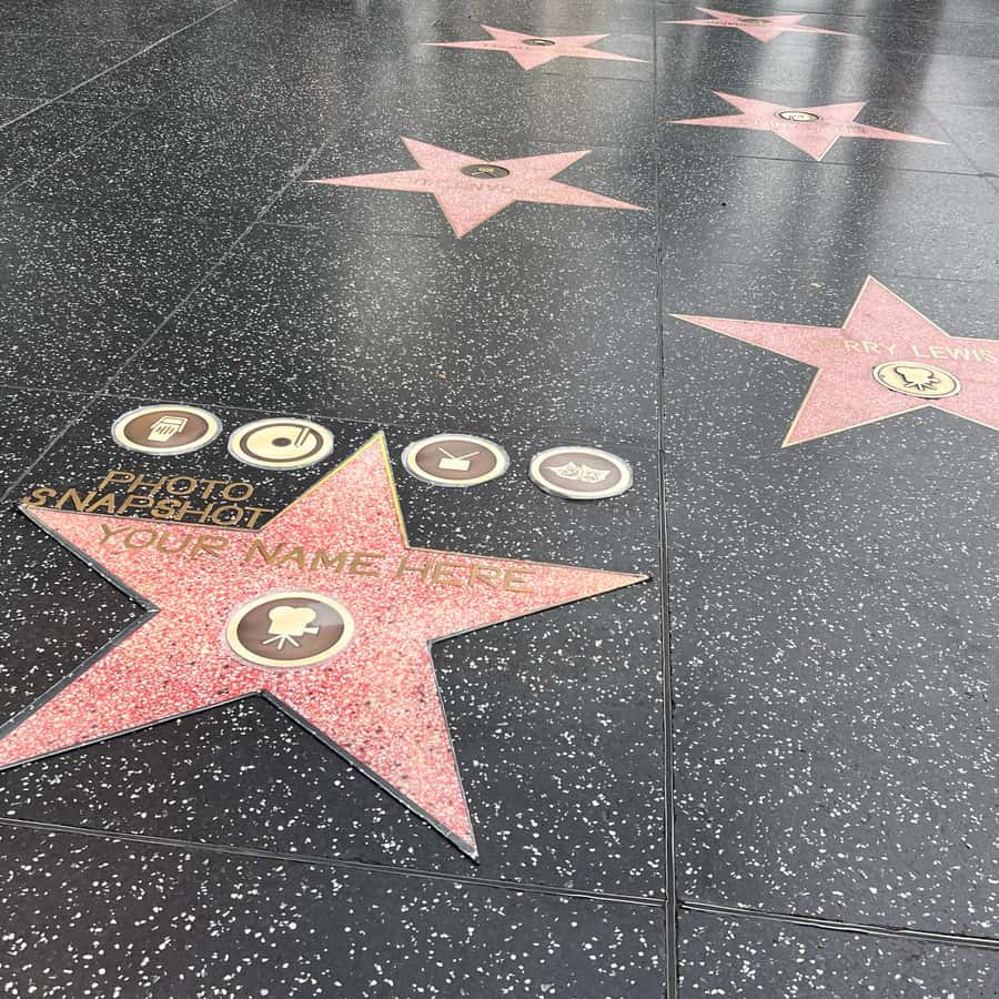 Hollywood: tu propia estrella en el Paseo de la Fama | GetYourGuide, image size:900x900