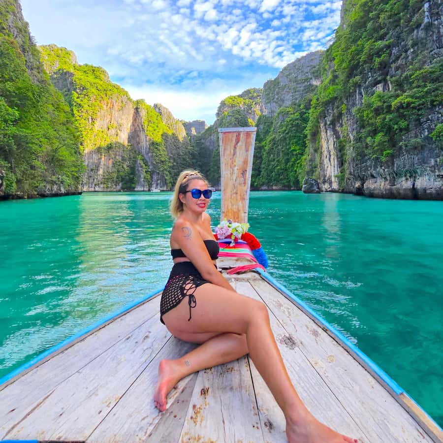 Phi Phi: barco privado para Maya Bay com snorkeling | GetYourGuide, image size:900x900