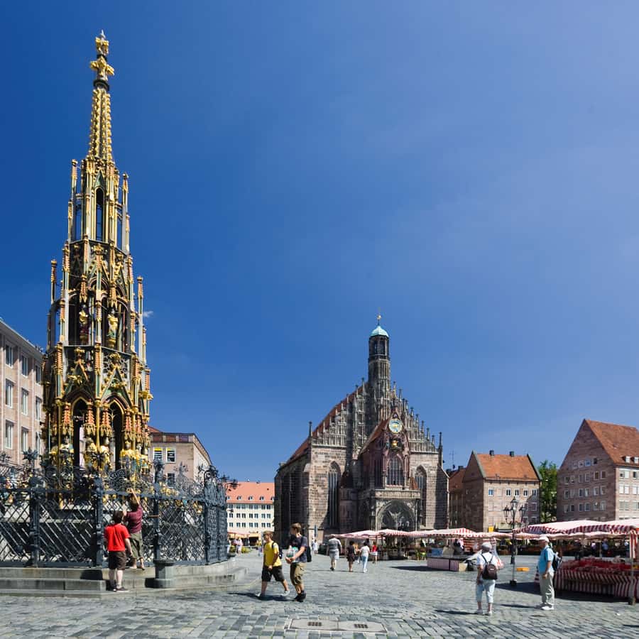 ニュルンベルク：ドイツ語による旧市街のプライベートガイド付きツアー