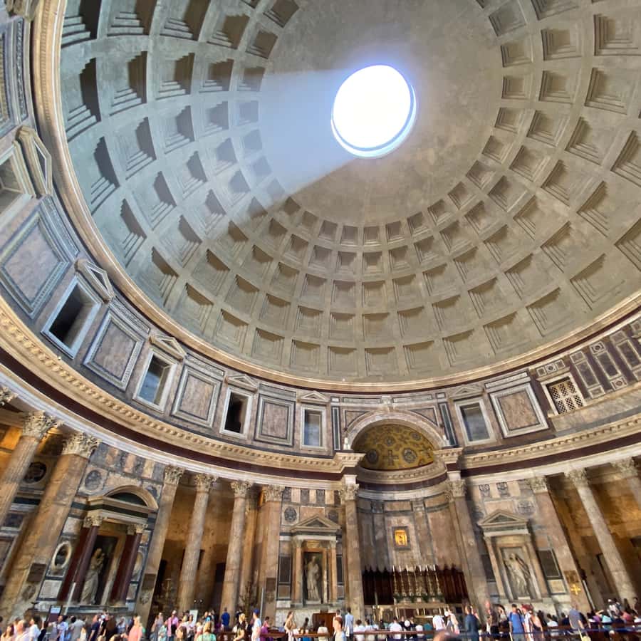 ローマ：パンテオン優先入場チケット＆インタラクティブアプリ