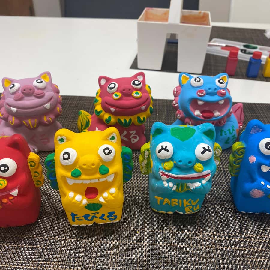 Fukuoka: Okinawa-Style Shisa Amulet Making Workshop | GetYourGuide