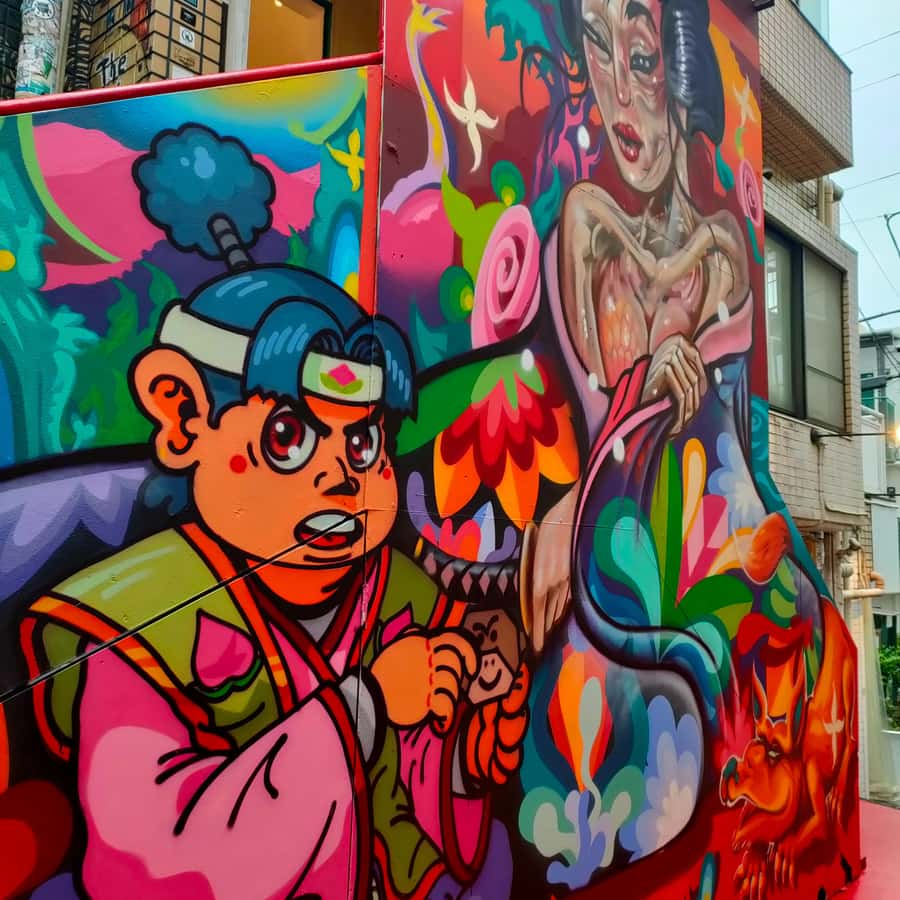 Graffiti in Tokyo Walking Tour: Shibuya and Harajuku | GetYourGuide