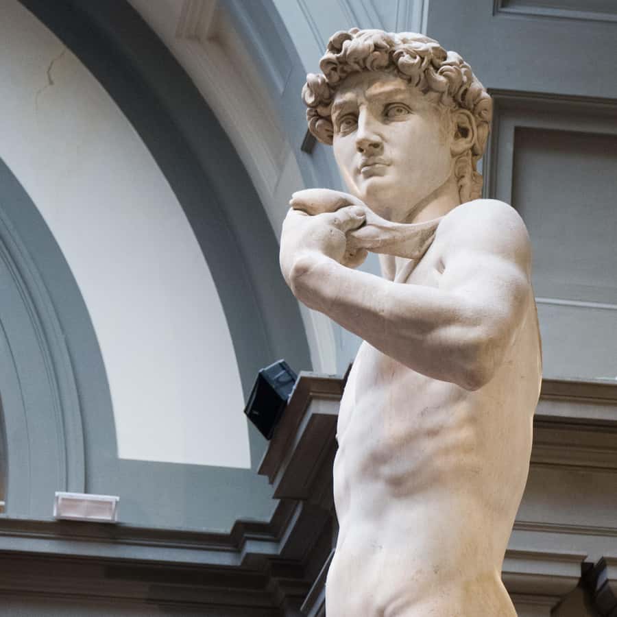 フィレンツェ：アカデミア美術館とウフィツィ美術館への入場を含む