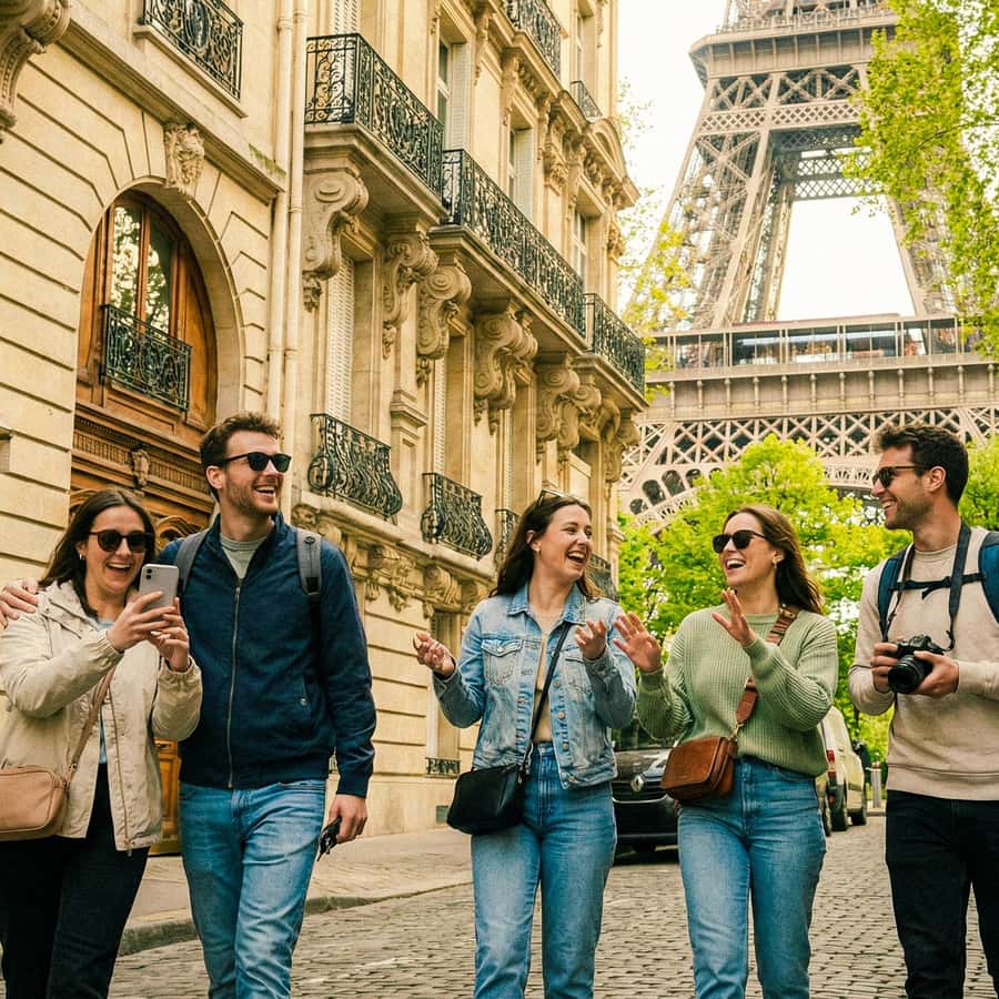 エッフェル塔の最上階または2階へのアクセスをご利用ください