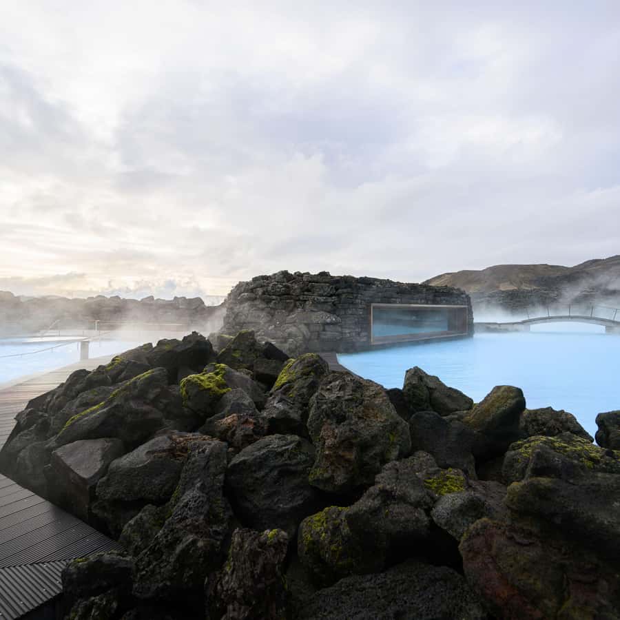 ブルーラグーン：ドリンク、タオル、マスク付き入場パッケージ