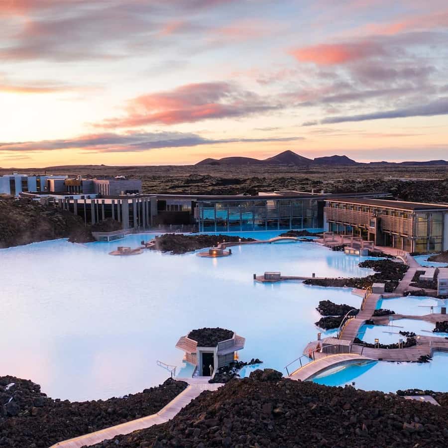 ブルーラグーン：ドリンク、タオル、マスク付き入場パッケージ