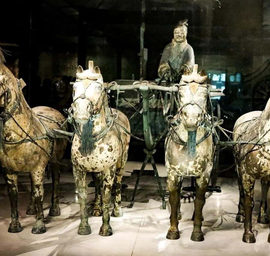 圜銭先秦 (XianQin) 一銖重十一両十四 M24092441 Outside of Xian Lies a Unique Army of Warriors