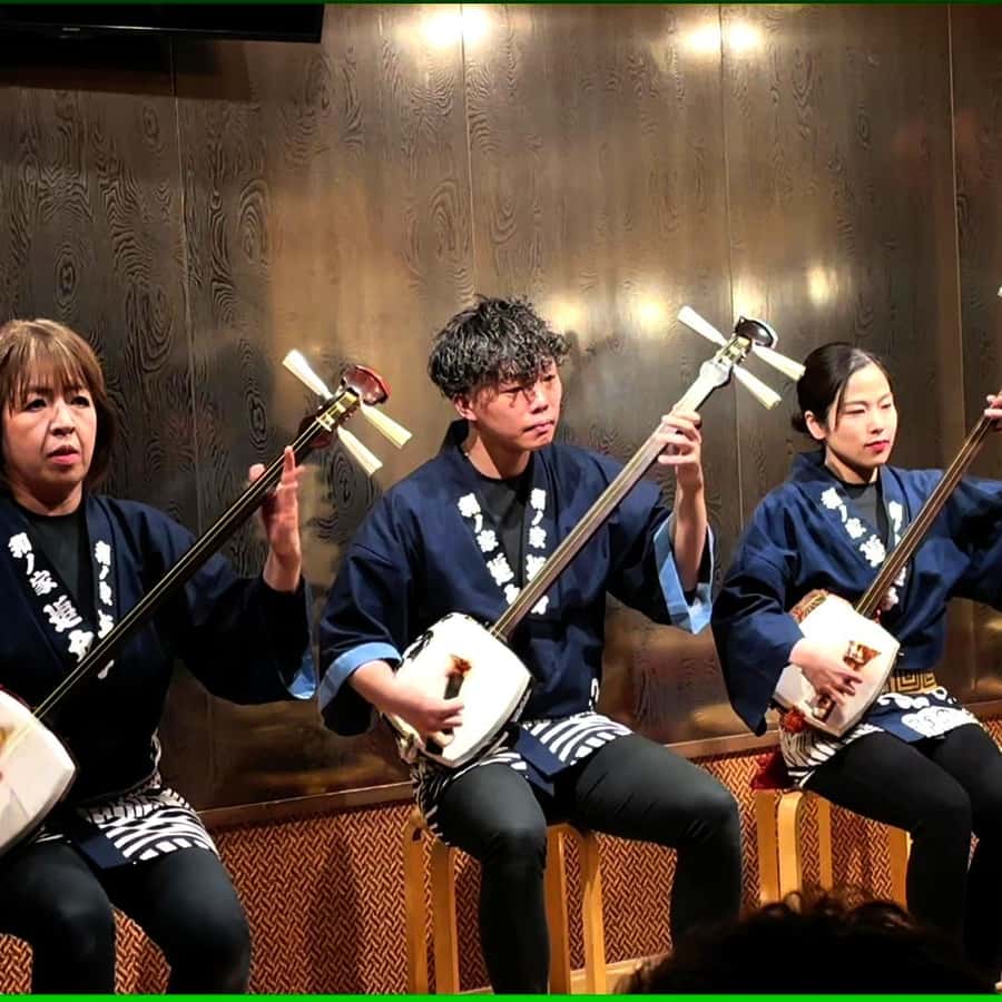 Tsugaru shamisen performance over traditional dinner | GetYourGuide