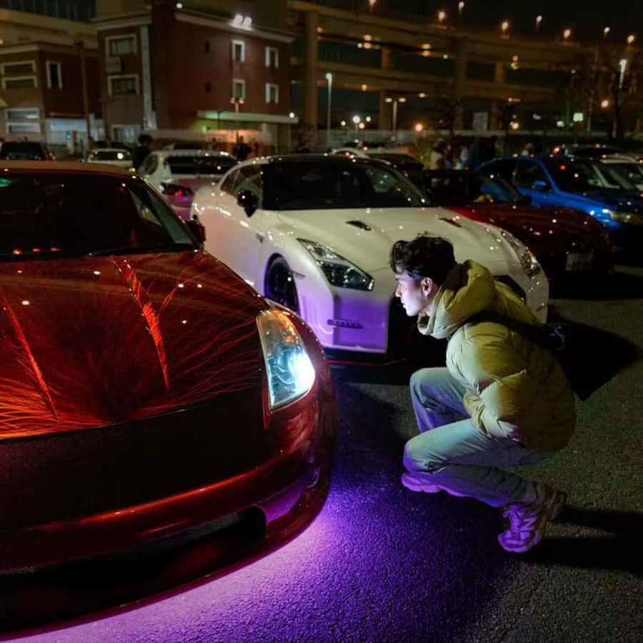 Tokyo and Daikoku by night in a Fast and Furious Skyline 34 | GetYourGuide, image size:900x900