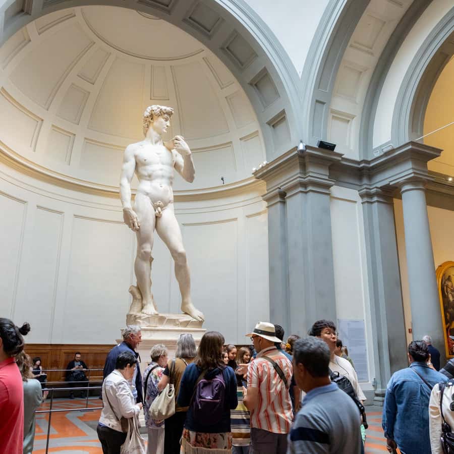 フィレンツェ：アカデミア美術館 デビッド 優先入場チケット