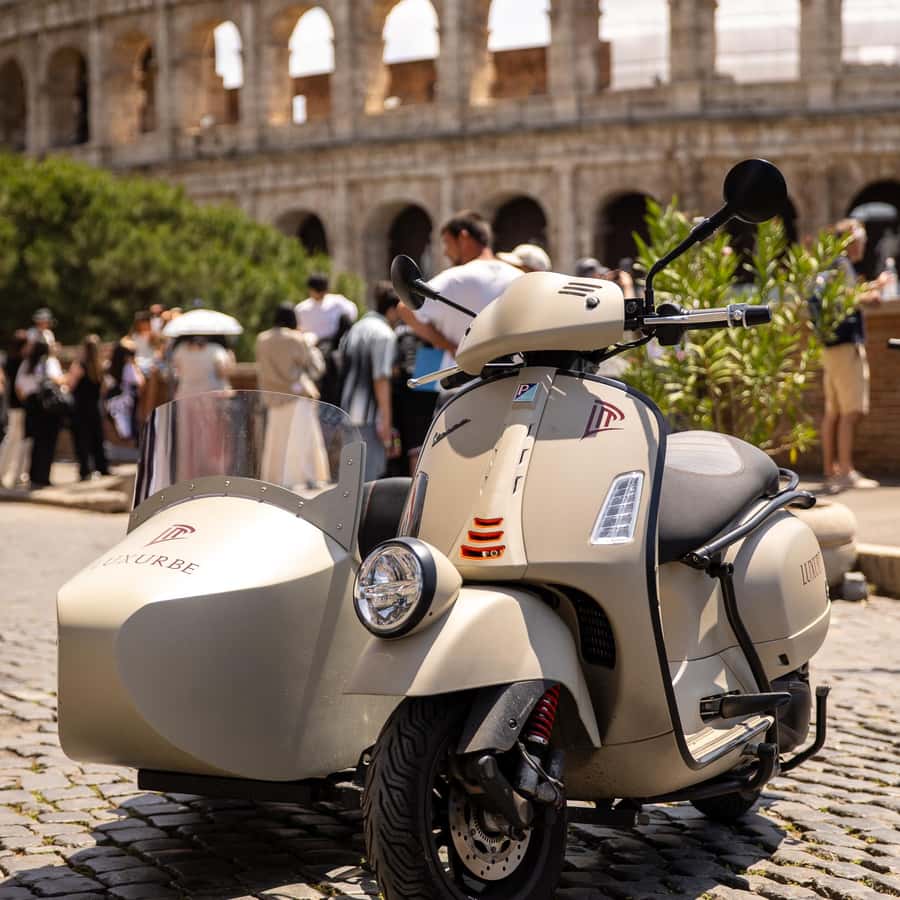 ベスパ・サイドカー・ツアー：ローマのエクスプレス・ハイライト