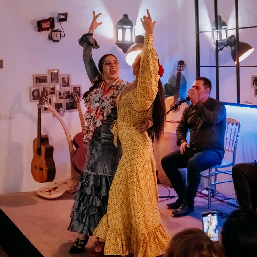 コルドバ：ドブレ・デ・セパでのタブラオ・フラメンコ（オプションの