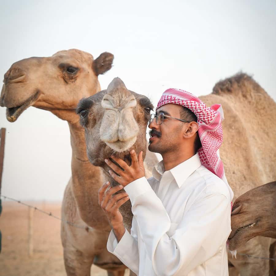 利雅得参观沙漠中心的骆驼农场| GetYourGuide, image size:900x900