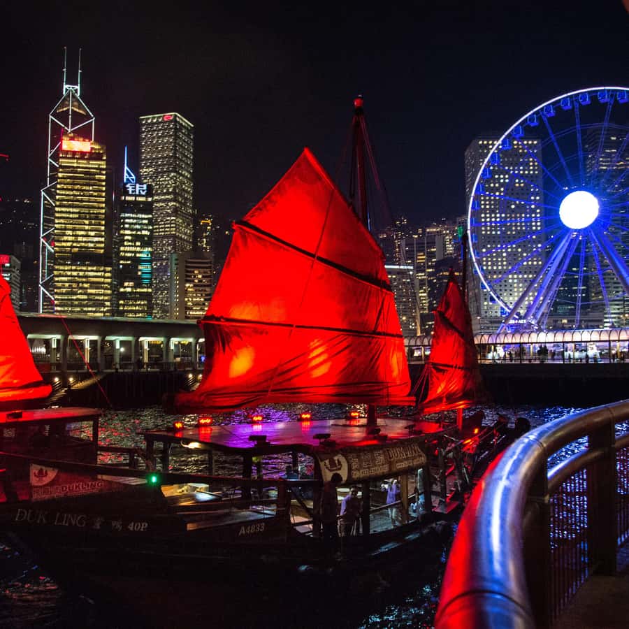 香港：ビクトリアハーバーで楽しむアンティークボート「ダックリン