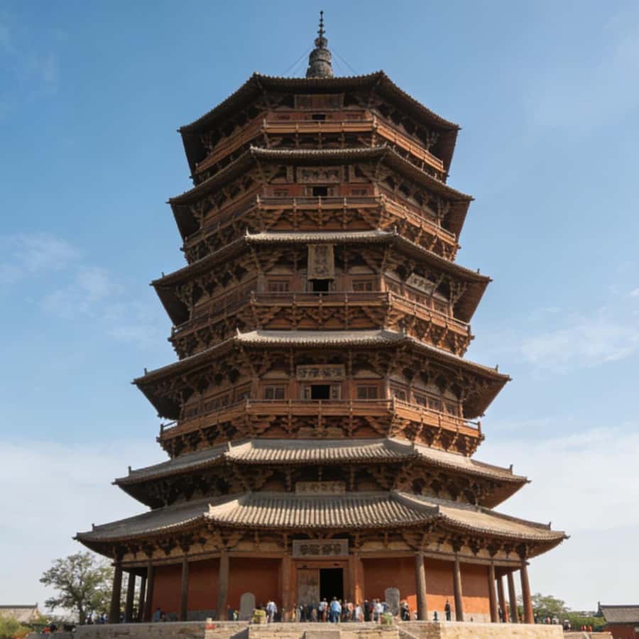 Datong: Private Day Tour to Hanging Temple & Yingxian Pagoda