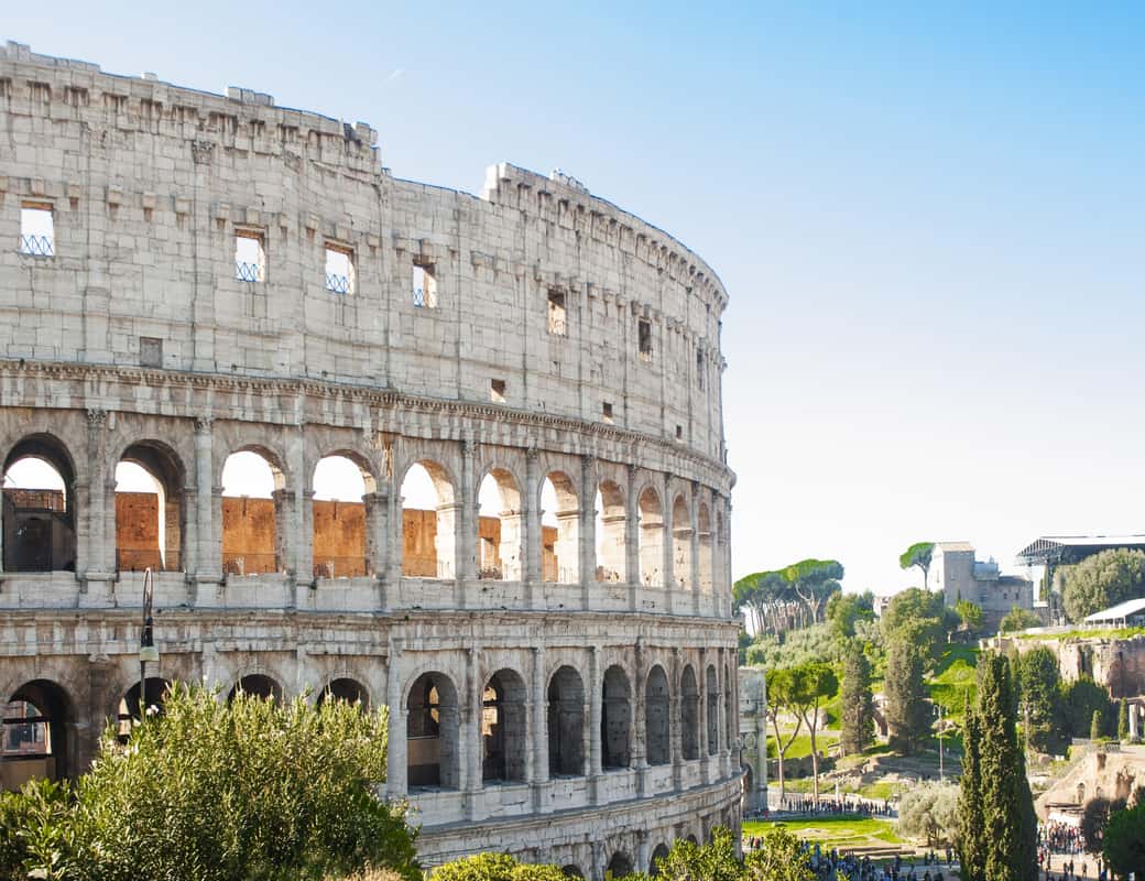 Colosseum met audiogids-app in Rome