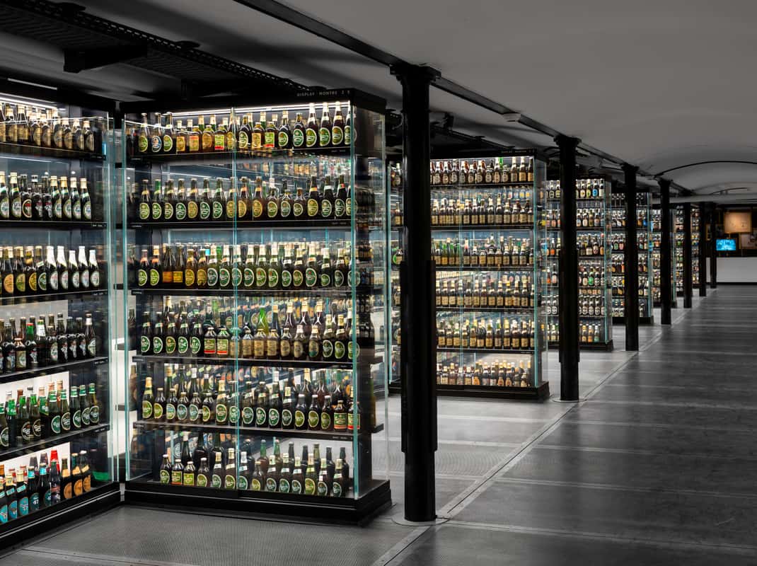 Historische brouwketel bij Carlsberg