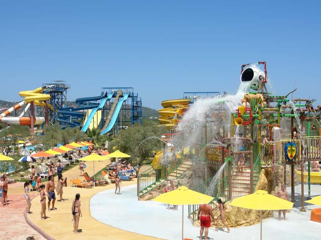 Water Park Zakynthos glijbanen
