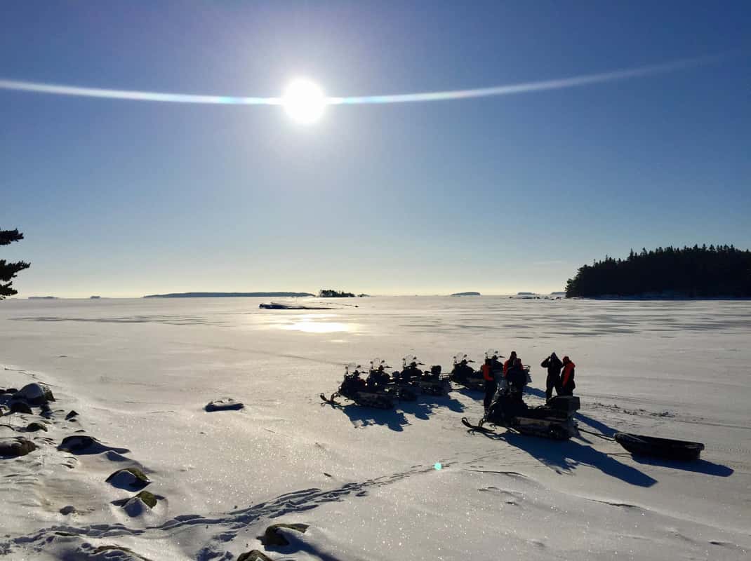 Bevroren Golf van Finland