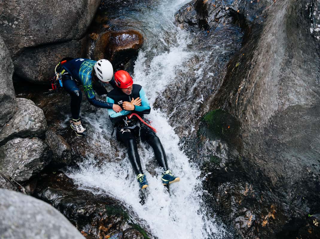 Canyoning in de Vall de Núria bij Girona