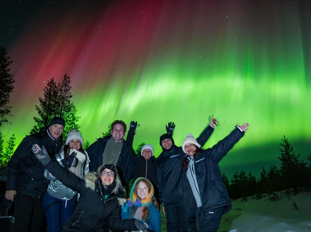Noorderlicht boven Levi Finland