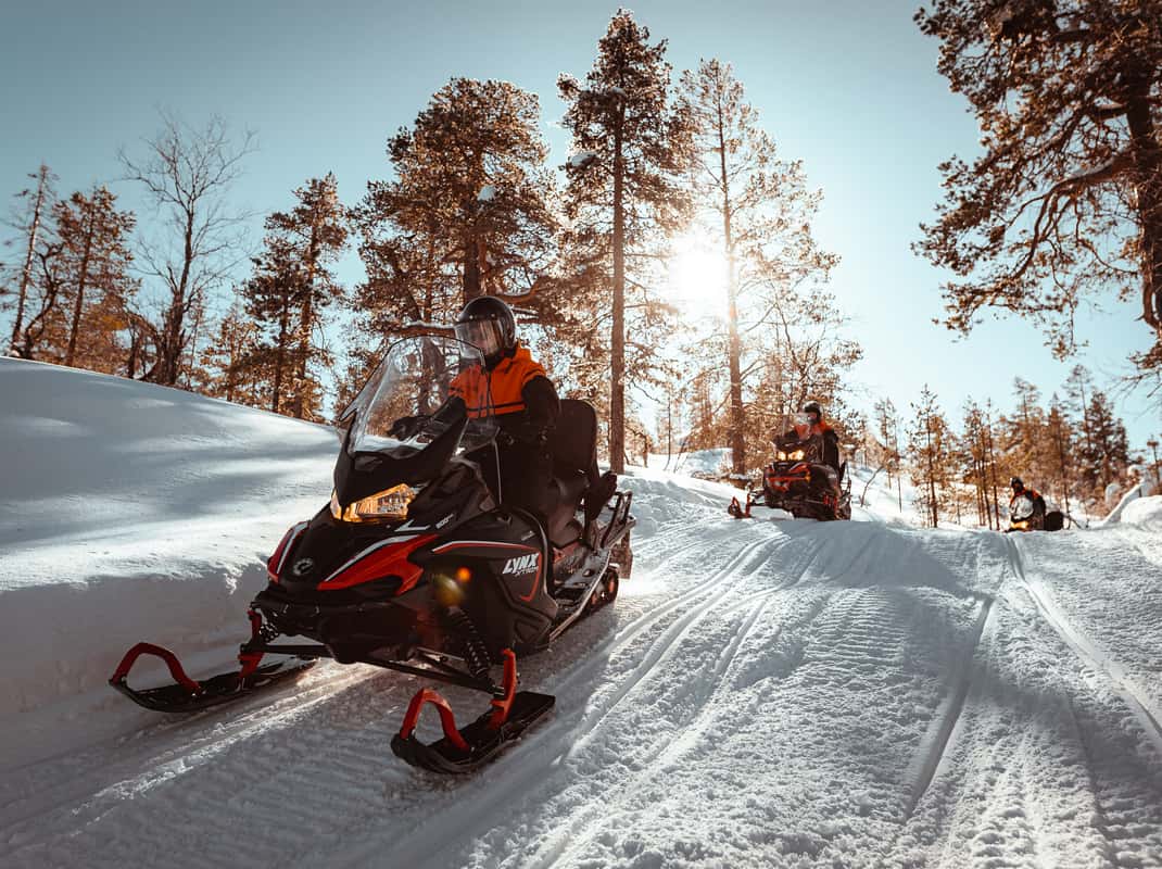 Sneeuwscooter Saariselkä