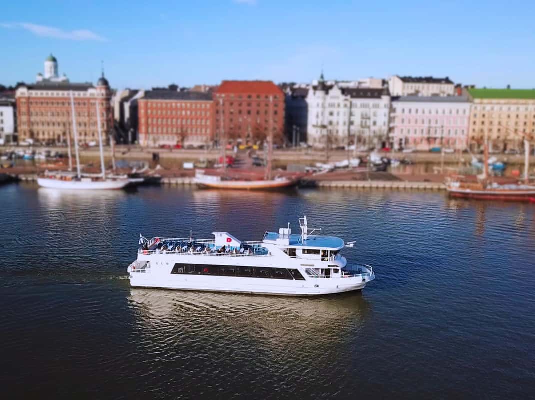 Zonsondergang Helsinki kust