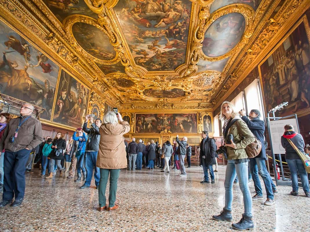 Dogepaleis met gereserveerde toegang in Venetië