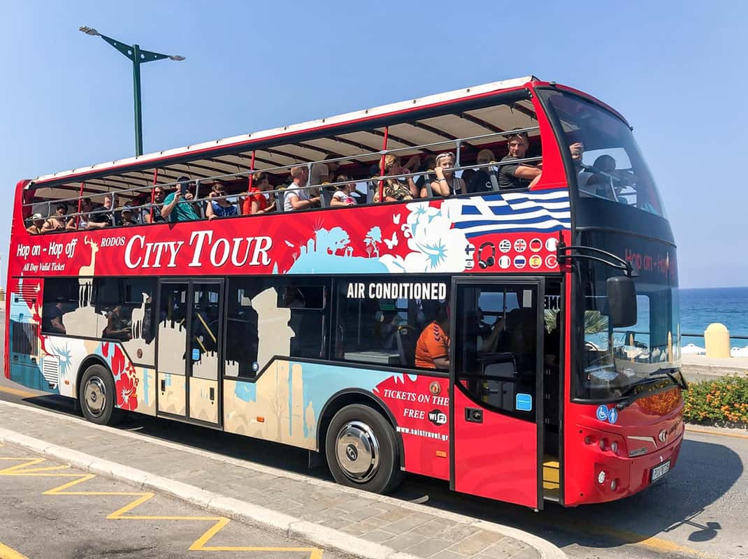 Hop-on hop-off bus Rhodos