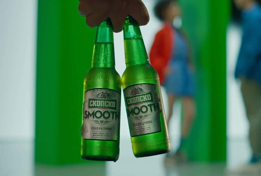 Fiets en bier Skopje