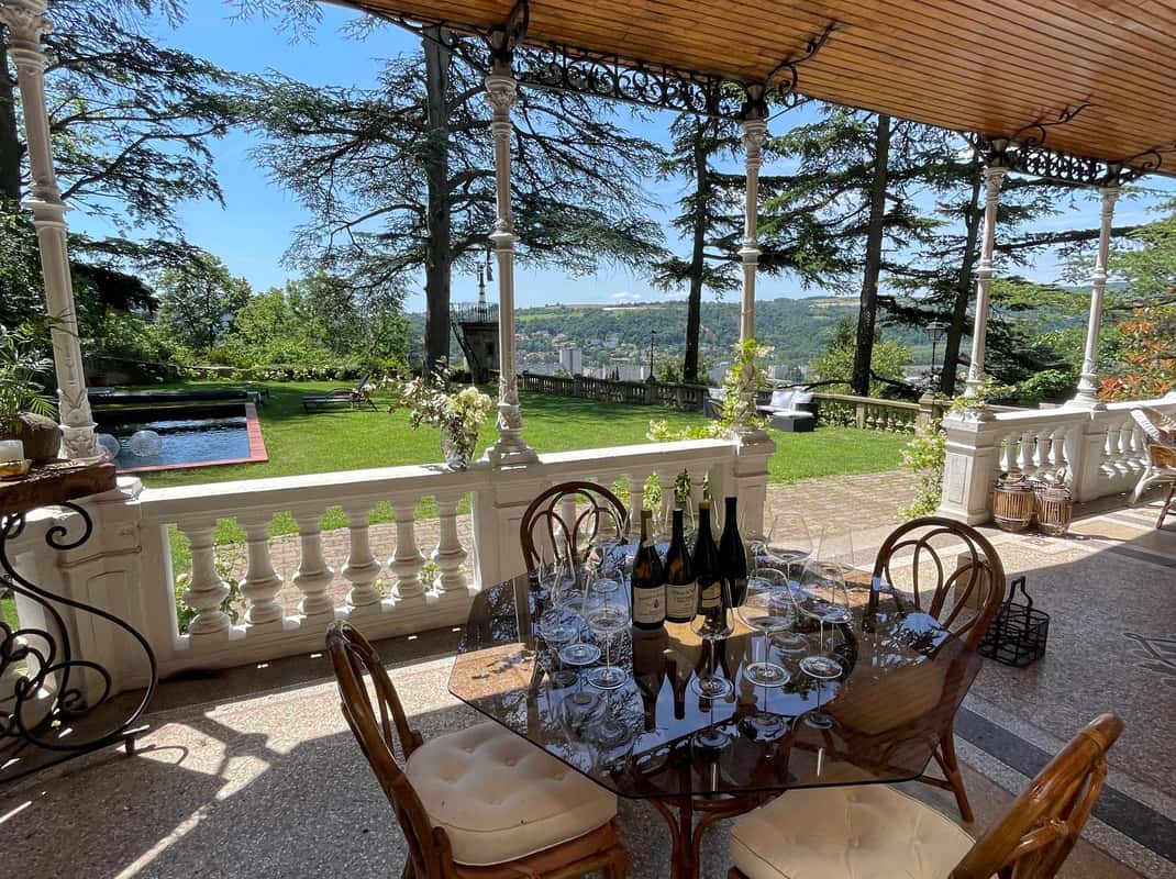 Rhône Vallei wijngaarden