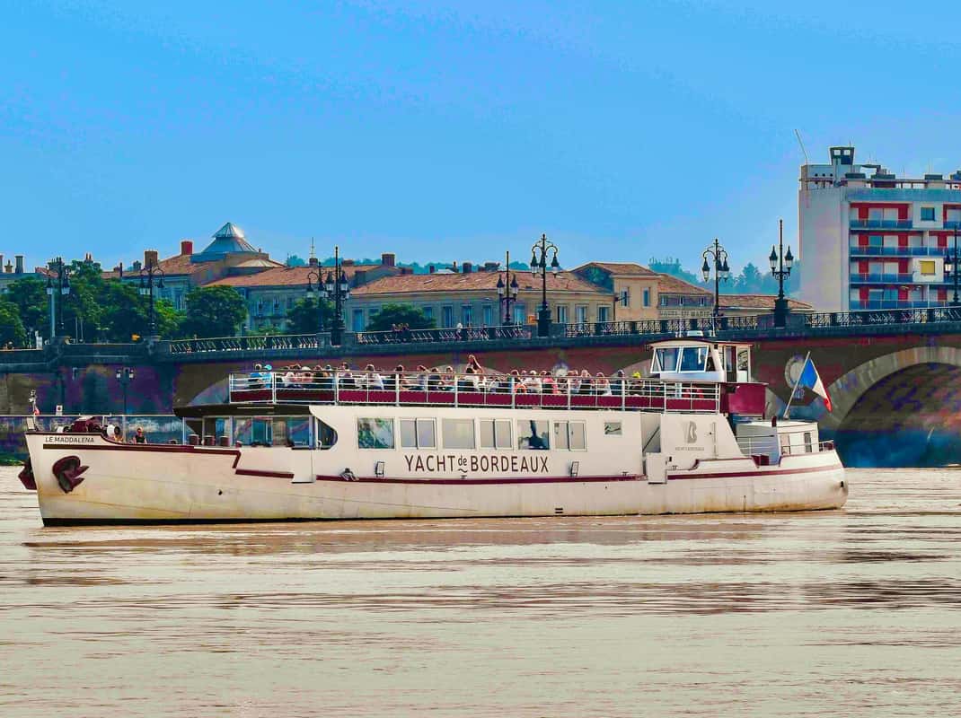 Boottocht op de Garonne in Bordeaux
