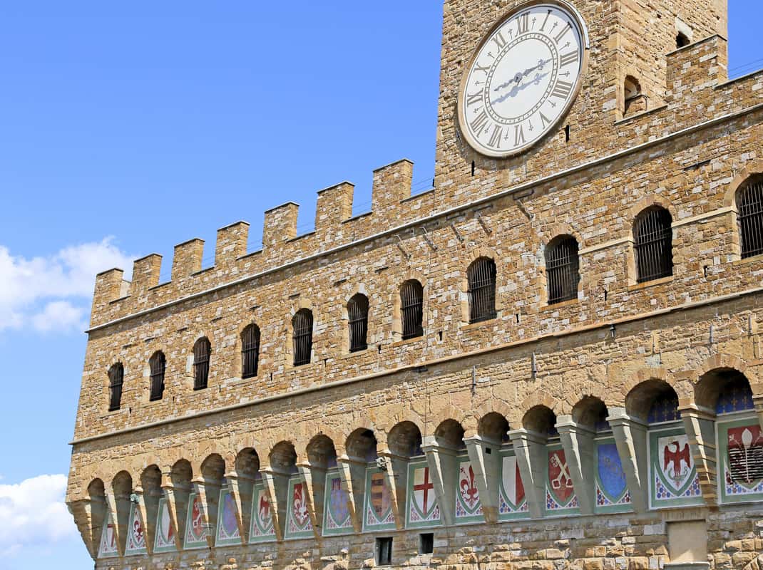 Binnen in Palazzo Vecchio in Florence